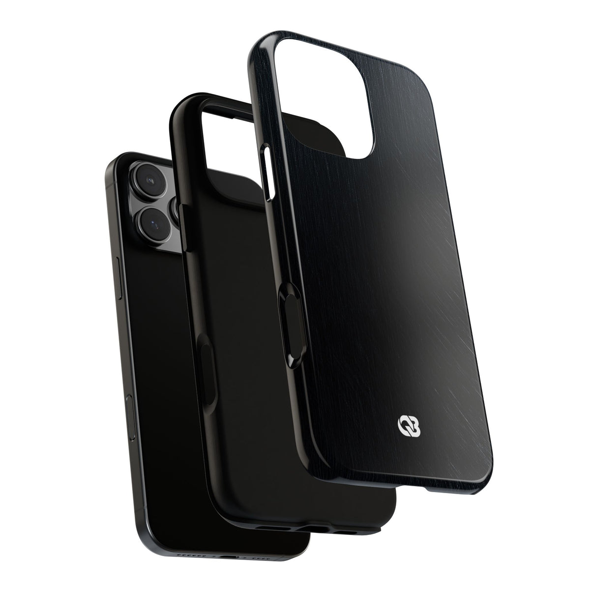 Brushed Obsidian Steel · Tough Phone Case for iPhone · Black