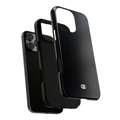 Brushed Obsidian Steel · Tough Phone Case for iPhone · Black