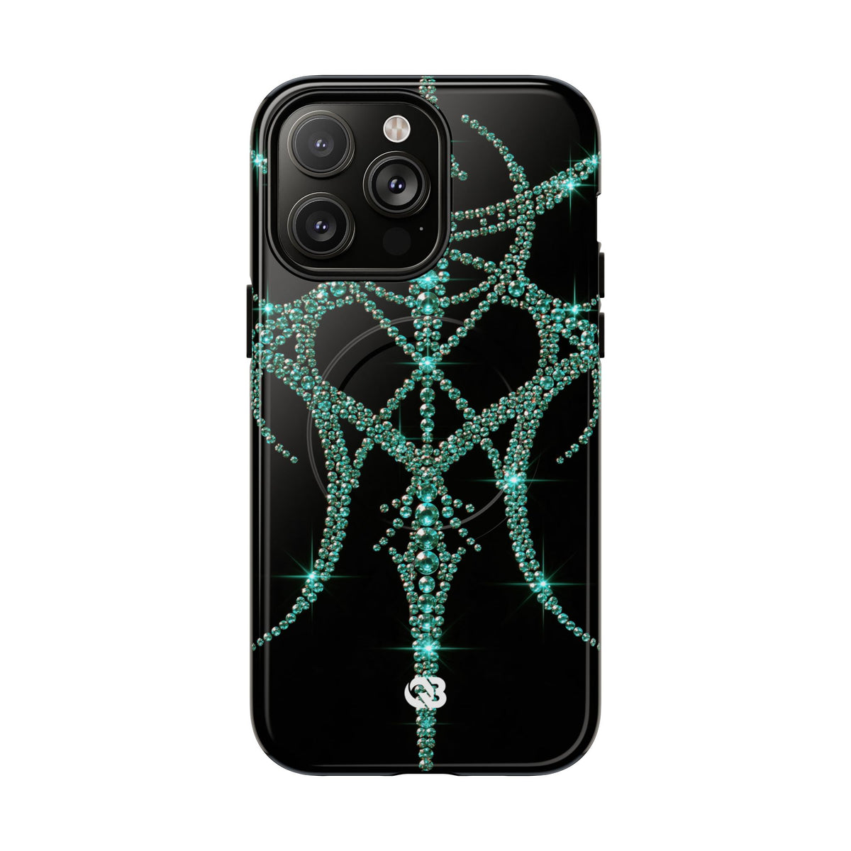 Teal Cyber Sigil · Tough 2.0 Magnetic Phone Case for iPhone · Teal