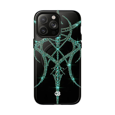 Teal Cyber Sigil · Tough 2.0 Magnetic Phone Case for iPhone · Teal