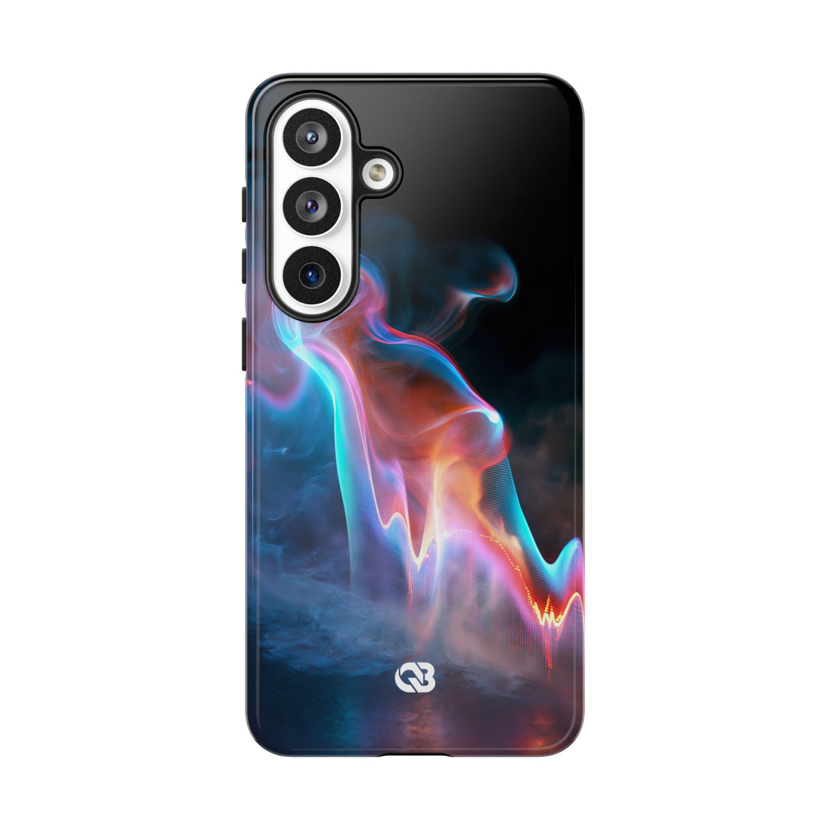 Neon Waveform · Tough Phone Case for Samsung · Black