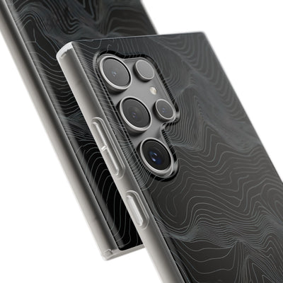 Obsidian Contour Elevation · Lite Phone Case for Samsung · Black