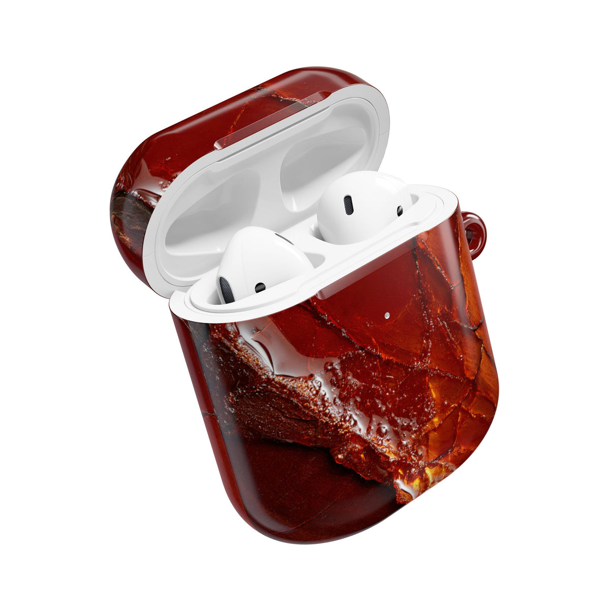Amber Embrace · Hard Case for AirPods & AirPods Pro · Brown