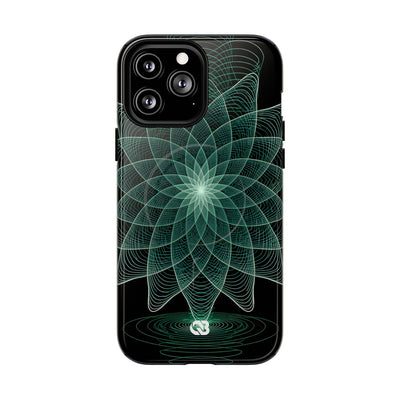 Verdant Harmonic Bloom · Tough 2.0 Magnetic Phone Case for iPhone · Black