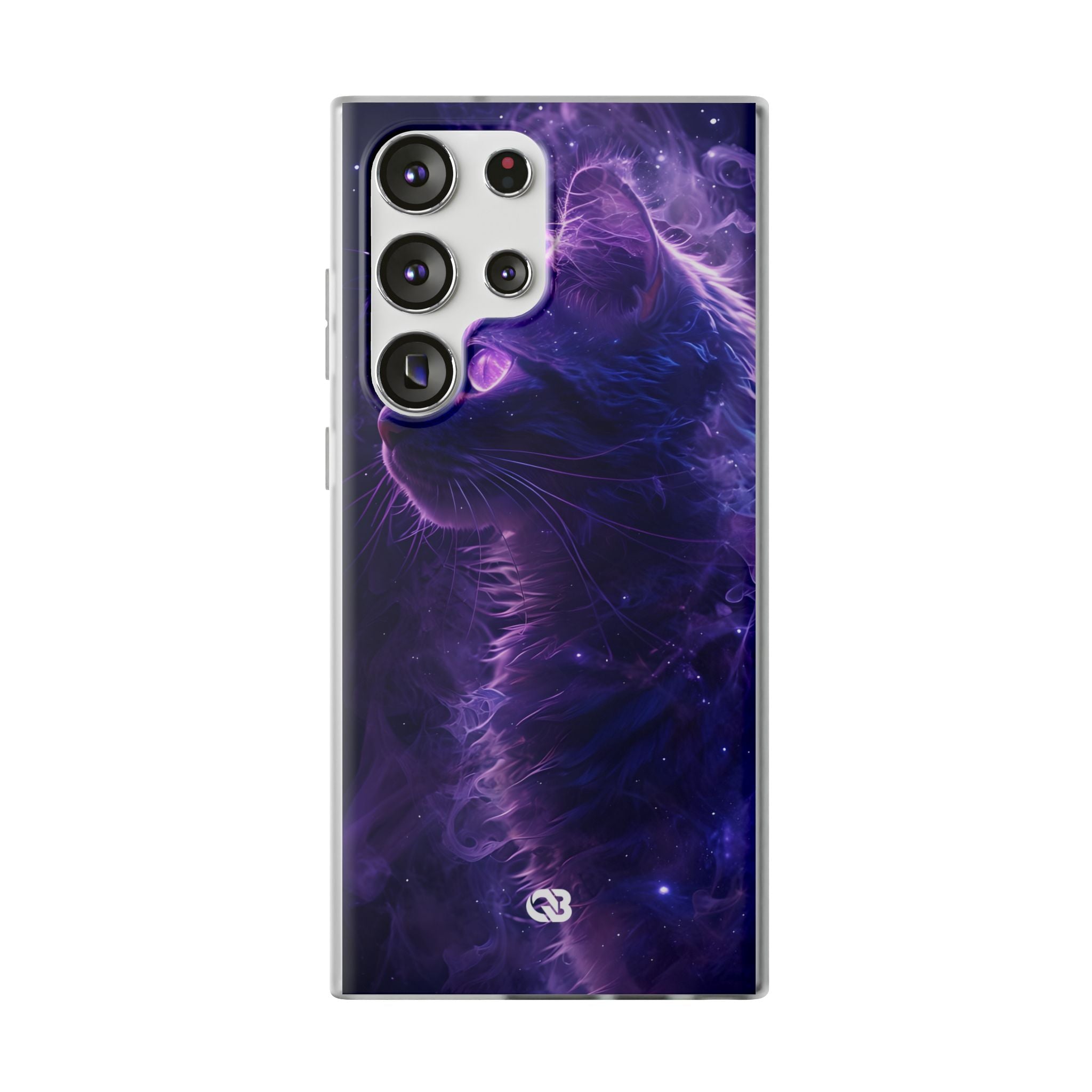 Purple Void Feline · Soft Custodia per Samsung