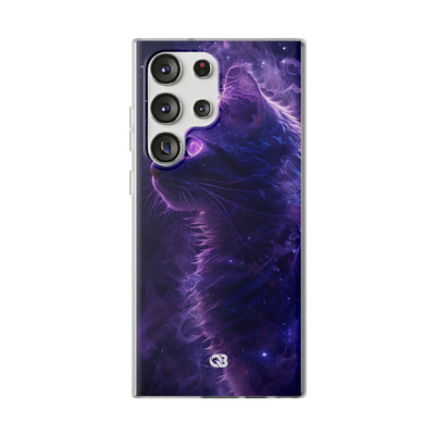 Purple Void Feline · Soft Custodia per Samsung
