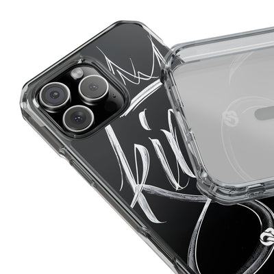 Noir Crown Script · Impact Phone Case for iPhone · Magsafe