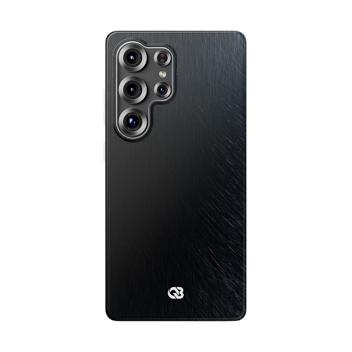 Brushed Obsidian Steel · Lite Phone Case for Samsung · Black