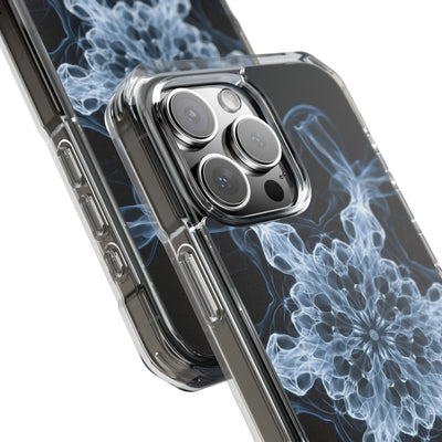 Blue Impact MagSafe Phone Case for iPhone - Glacial Smoke Crown