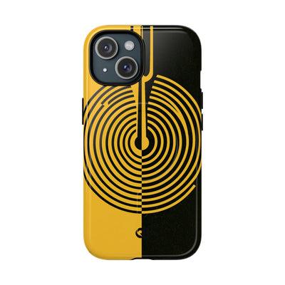 Yellow Tough 2.0 Magsafe Phone Case for iPhone - Voltage Sector Pulse