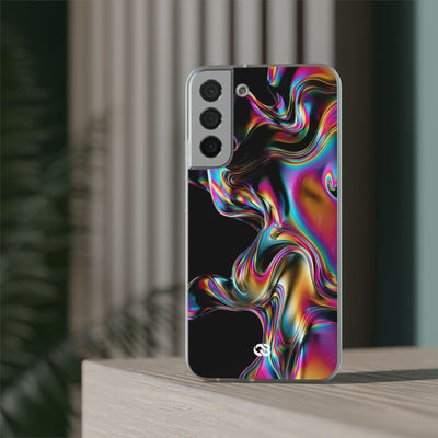 Purple Lite Phone Case for Samsung - Liquid Neon Chrome