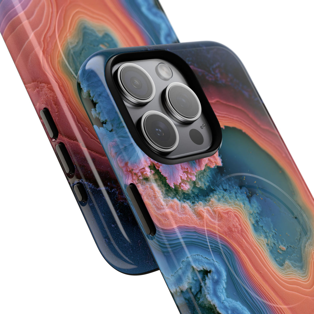 Luminous Resonance · Tough 2.0 Magnetic Phone Case for iPhone · Blue