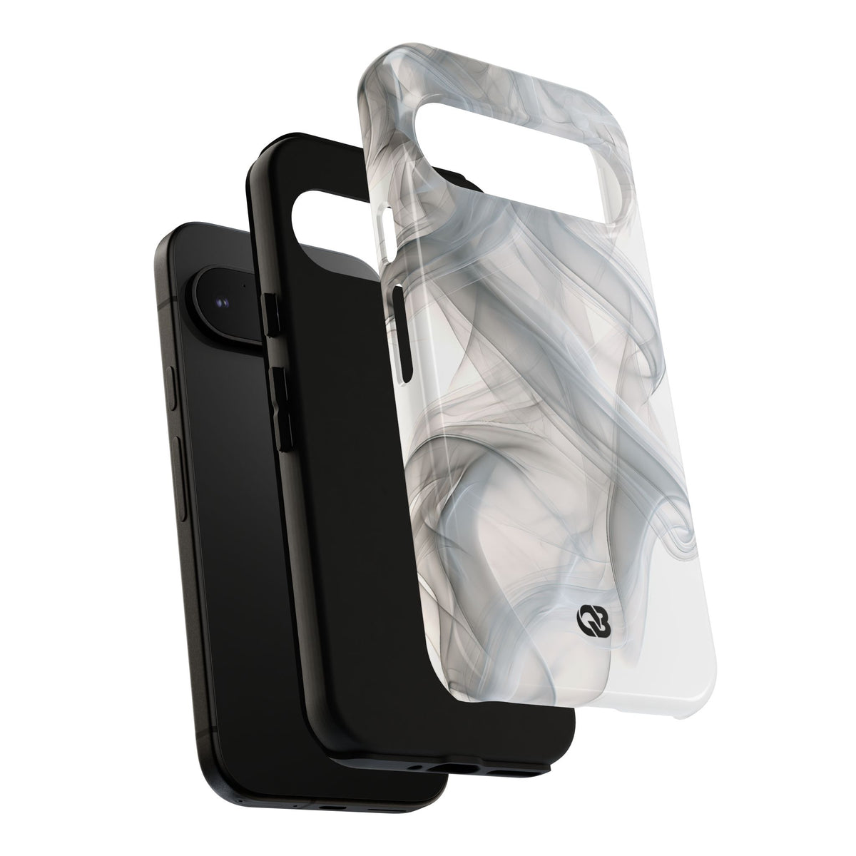 Vapor Noir · Tough Phone Case for Pixel ·  White