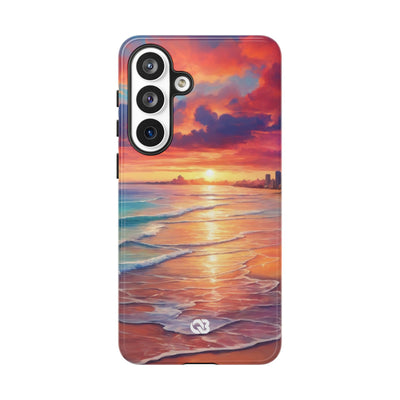 Crimson Shore Horizon · Tough Phone Case for Samsung