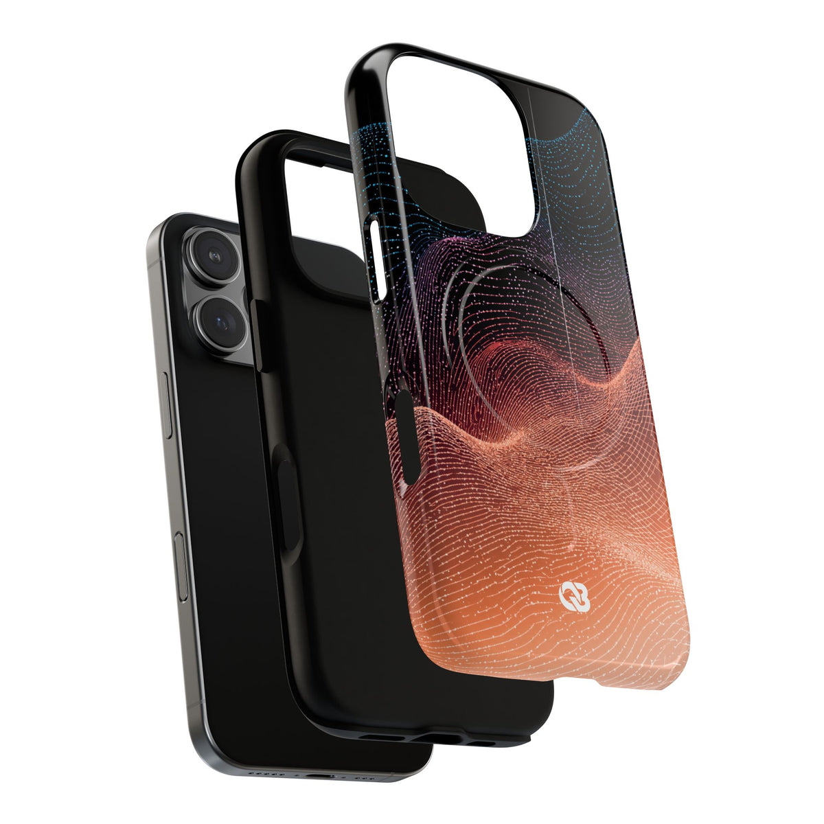 Spectral Elevation · Tough 2.0 Magnetic Phone Case for iPhone · Orange
