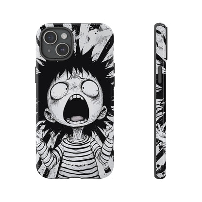 Screaming Stripes iPhone 15 Plus Case - Tough