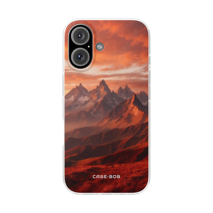 Jagged Glow iPhone 16 -pehmustekotelo