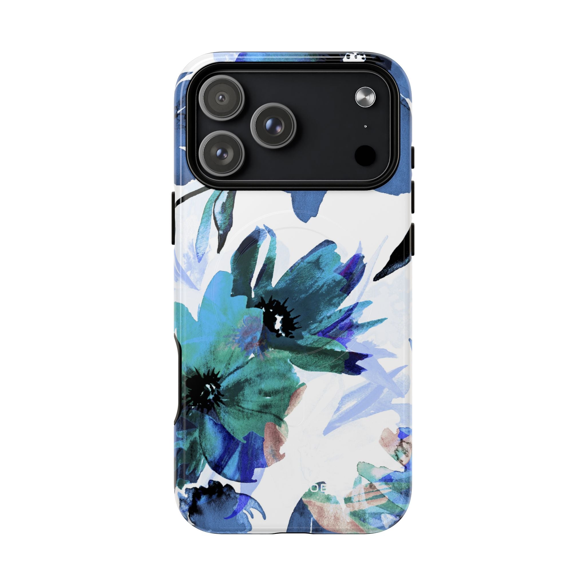 Blue Blossom Radiance iPhone 17 Pro Max Case - Tough+ - CASE•BOB