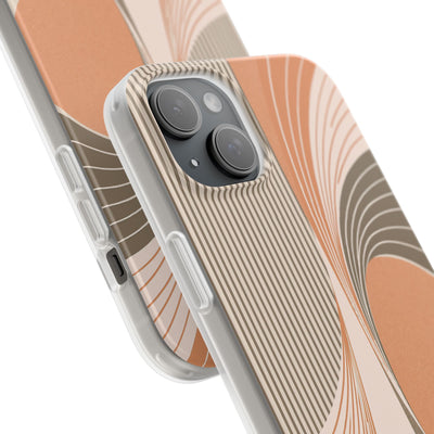 Orange Lite Phone Case for iPhone - Desert Arc Horizon