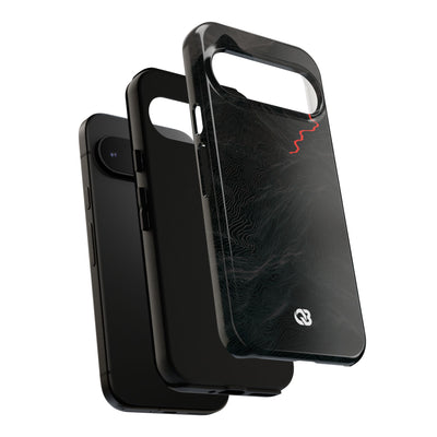 Crimson Ridge Pass · Tough Phone Case for Pixel ·  Black