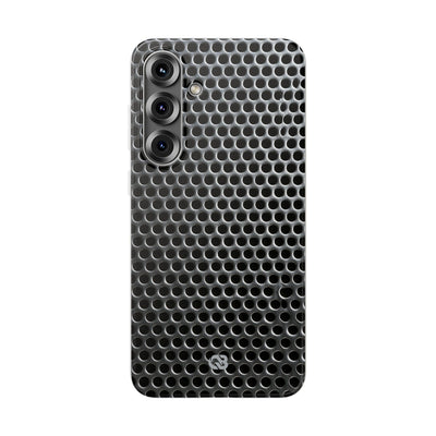 Silver Lite Phone Case for Samsung - Brutalist Steel Mesh