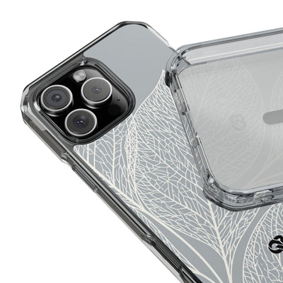 Grey Impact MagSafe Phone Case for iPhone - Frosted Ash Veins