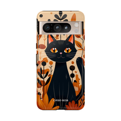 Schwarze Katze Glow Google Pixel 8 Pro Case - Tough