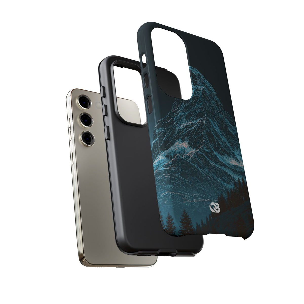 Glacial Alpine Peak · Tough Phone Case for Samsung · Blue