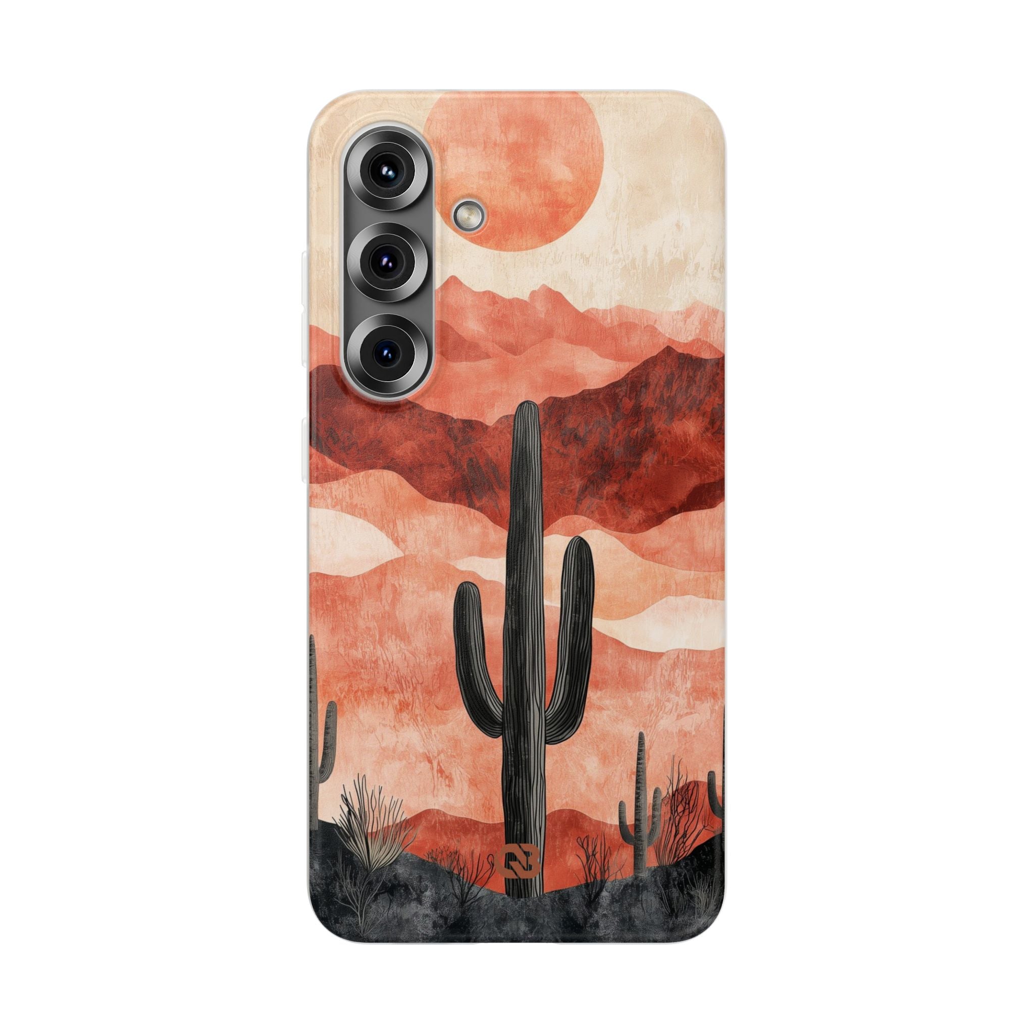 Terracotta Desert Sun · Soft Phone Case for Samsung