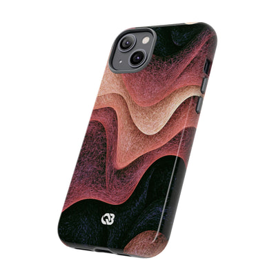 Rose Contour Waves · Tough Phone Case for iPhone · Pink