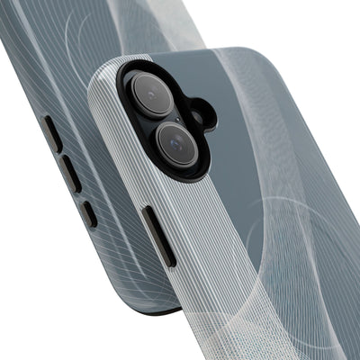 Grey Tough 2.0 Magsafe Phone Case for iPhone - Slate Mesh Horizon