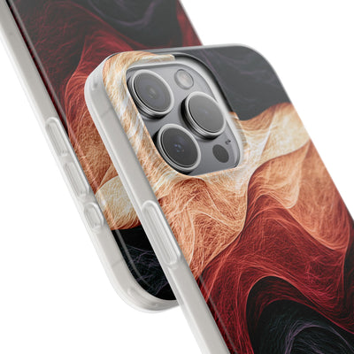 Ember Wave Dispersion · Lite Phone Case for iPhone ·  Red