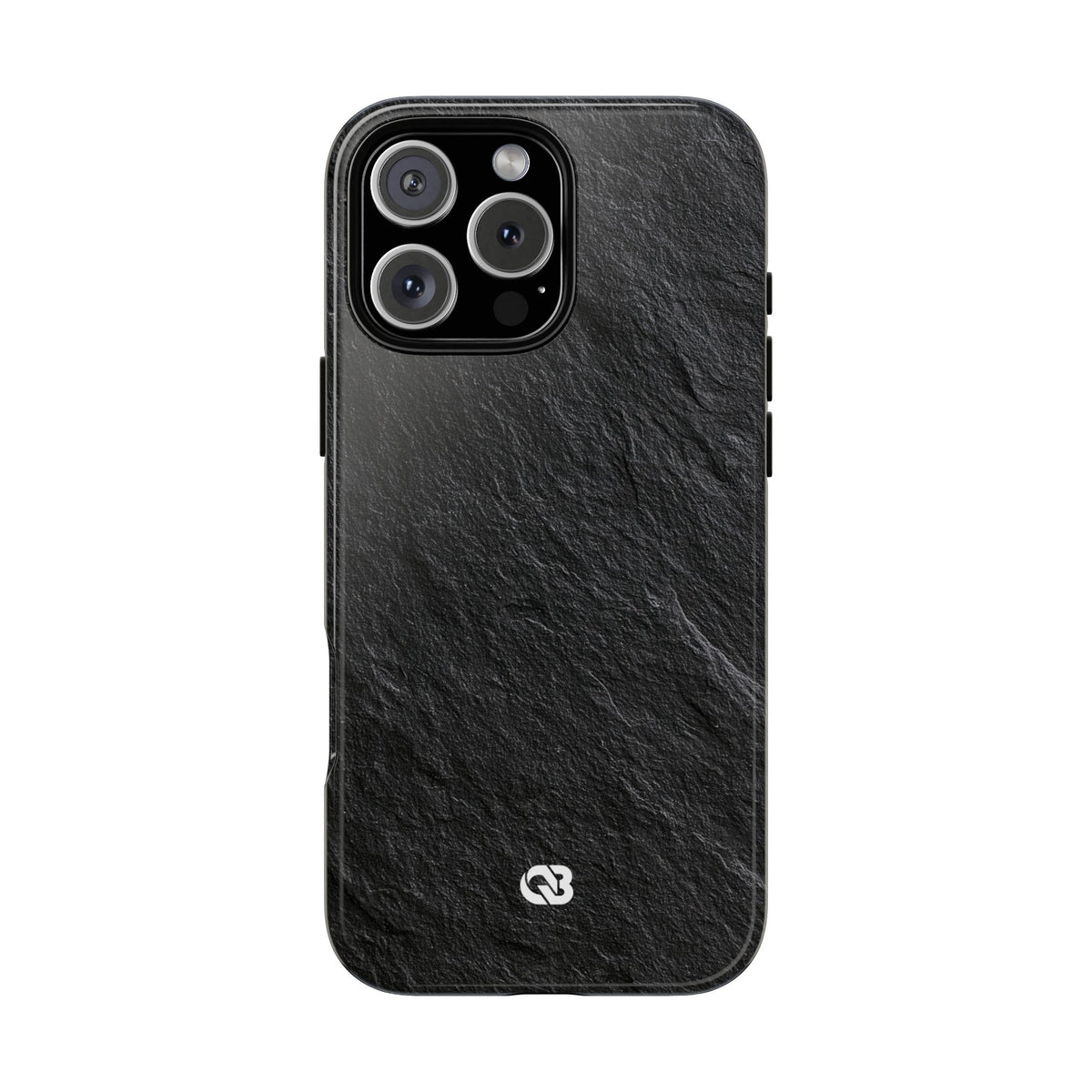 Obsidian Slate · Tough Phone Case for iPhone · Black