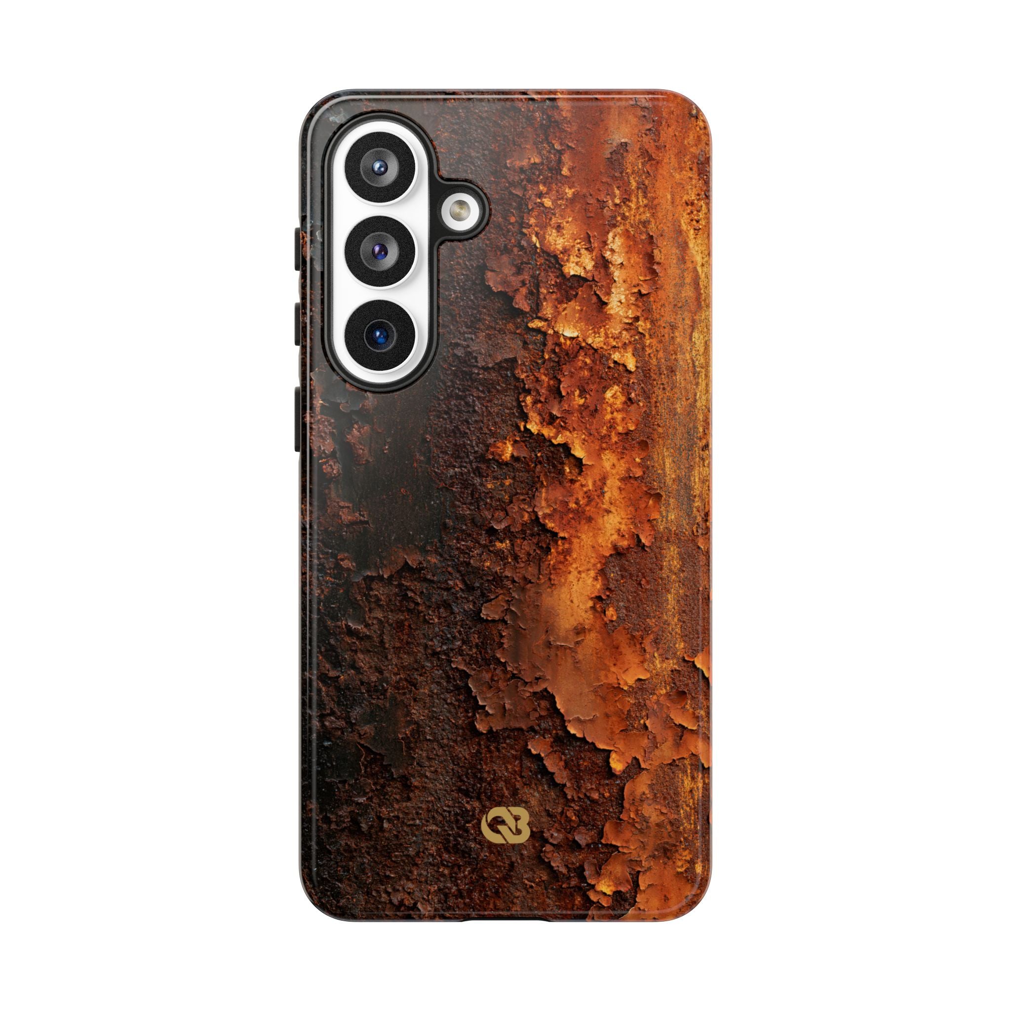 Orange Tough Phone Case for Samsung - Oxidized Iron Crust
