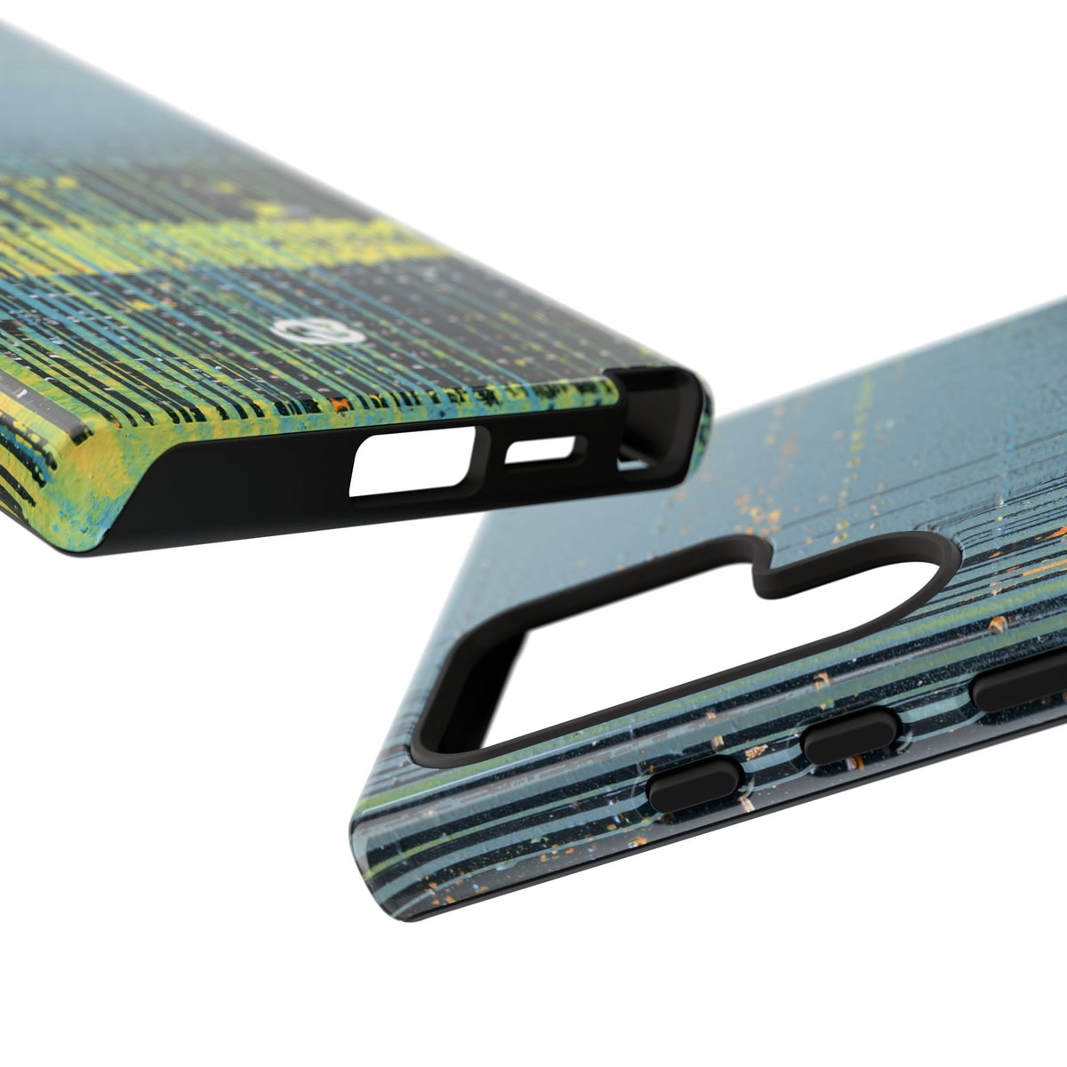 Acid Raster Circuit · Tough Phone Case for Samsung · Teal