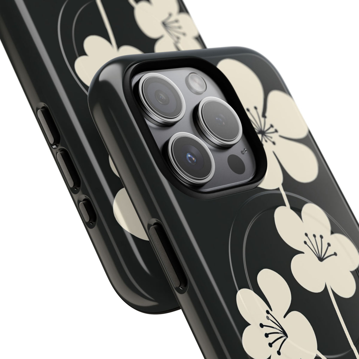 Nordic Blossom · Tough 2.0 Magnetic Phone Case for iPhone · Black