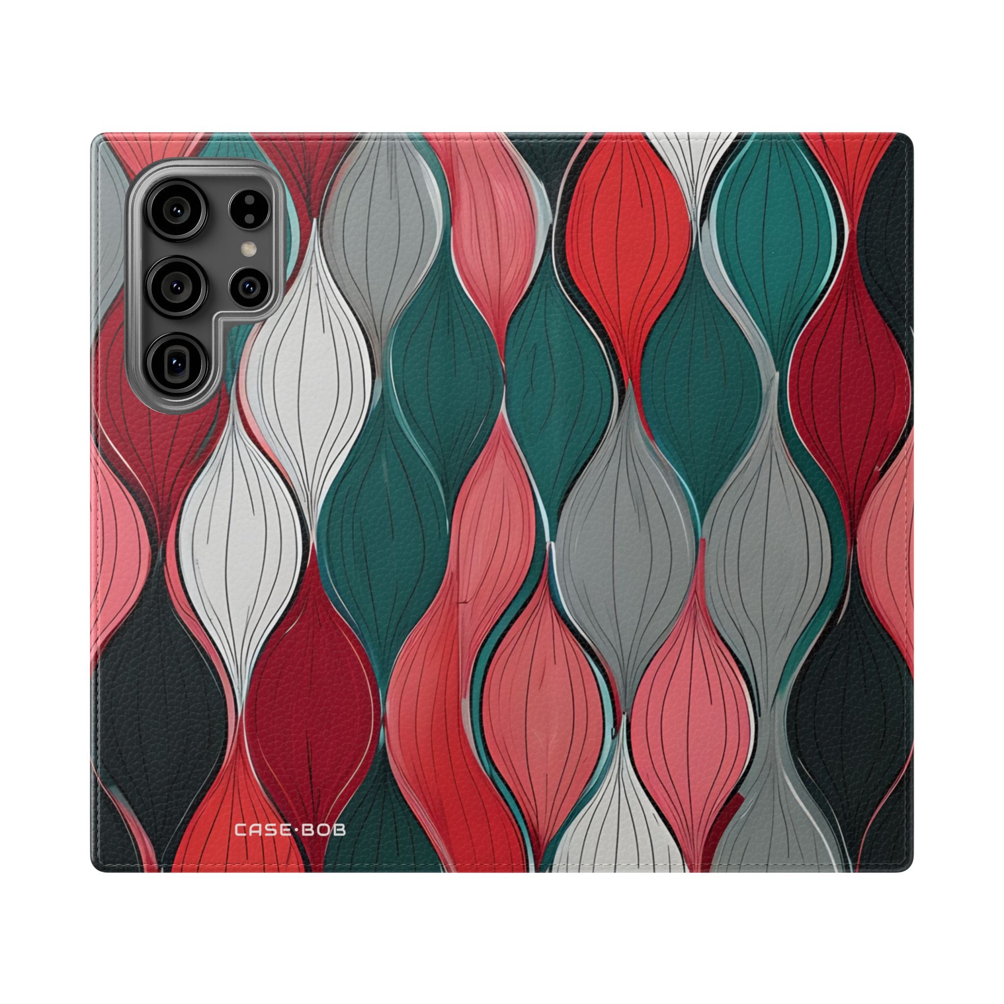 Leaf Spiral Pink - Samsung S23 Ultra Case - Wallet