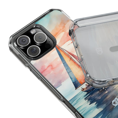 Crimson Horizon Sail · Impact Phone Case for iPhone · Magsafe