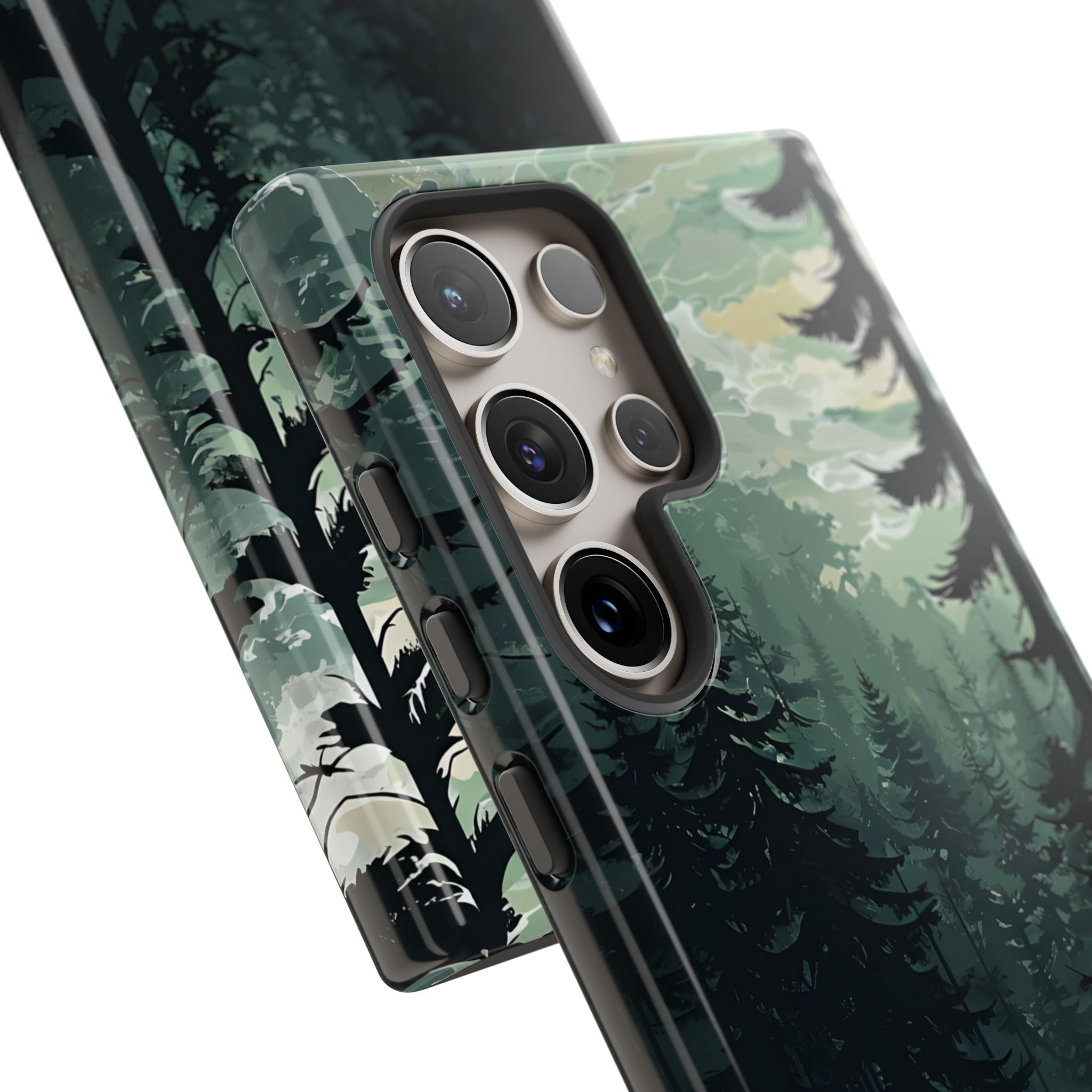 Misty Pine Shadow · Tough Handyhülle für Samsung