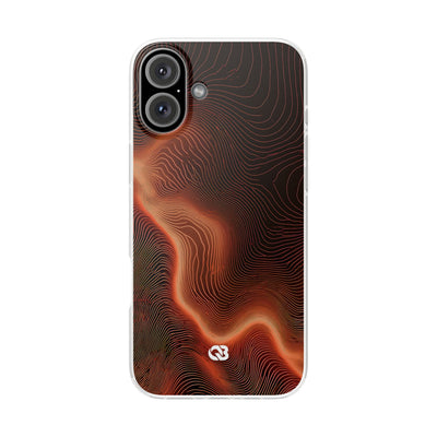 Caldera Ridge · Lite Phone Case for iPhone ·  Orange