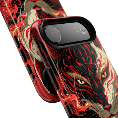 Crimson Kitsune Spirit · Tough 2.0 Magnetic Phone Case for iPhone · Red