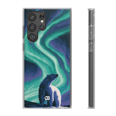 Arctic Aurora Bear · Lite Phone Case for Samsung · Teal