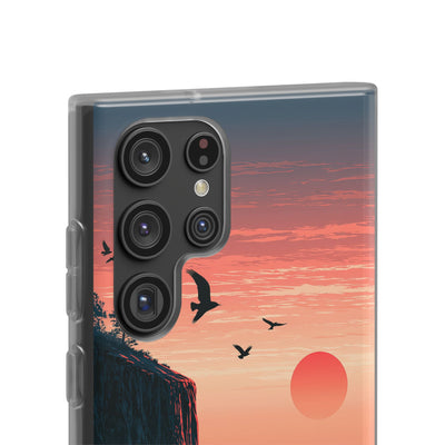 Orange Lite Phone Case for Samsung - Crimson Ridge Flight