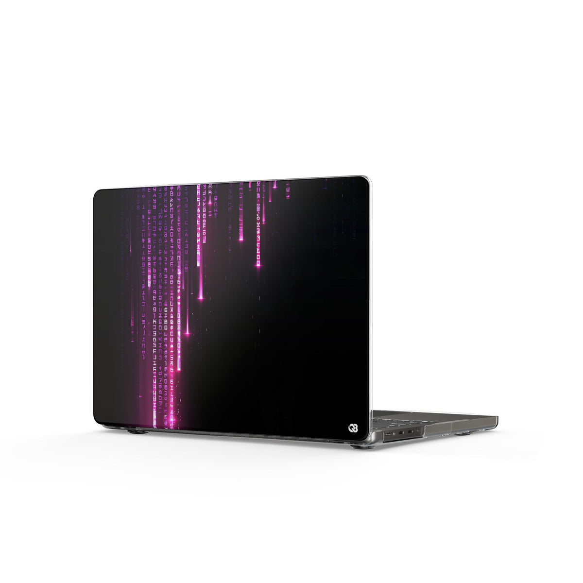 Binary Cascade · Clear Hard Case for MacBook · Black