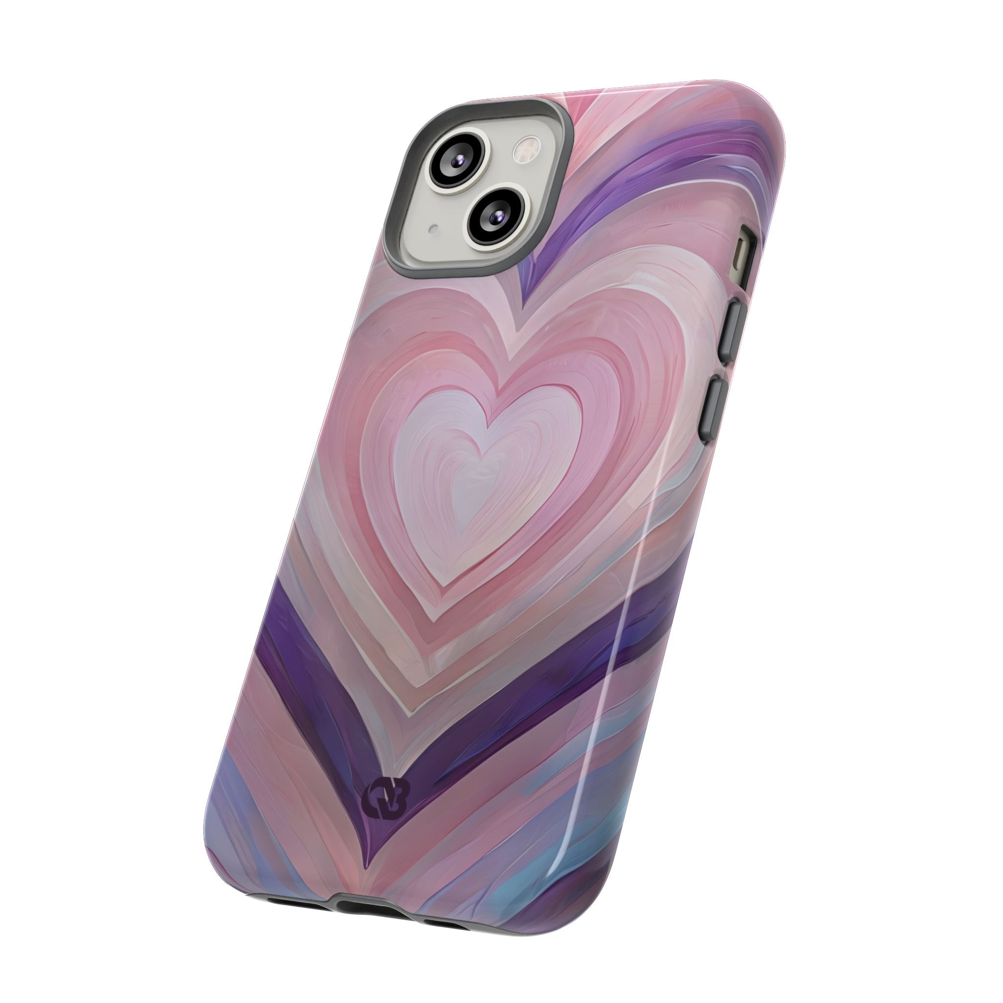 Corações Pulsantes Lavanda · Capa de Telefone Tough para iPhone