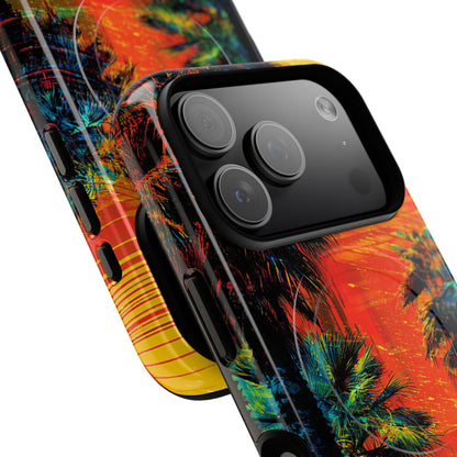 Tropical Sunburst iPhone 17 Pro Case - Tough+ - CASE•BOB
