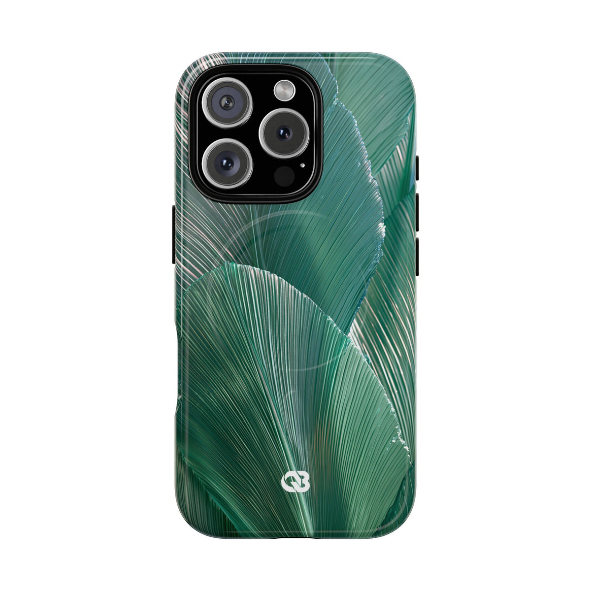 Translucent Fan Palm · Tough 2.0 Magnetic Phone Case for iPhone · Teal