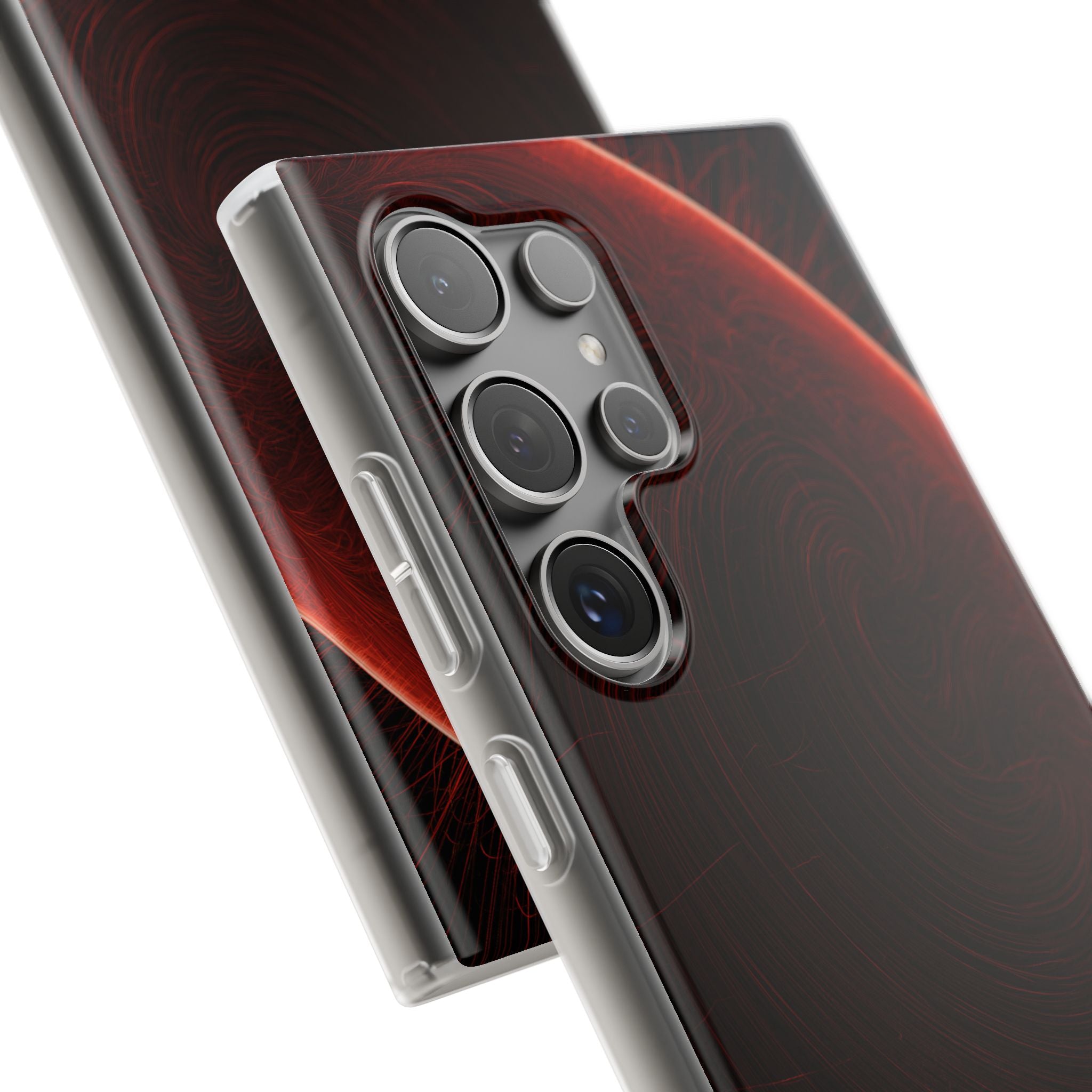 Red Lite Phone Case for Samsung - Crimson Flare Flux