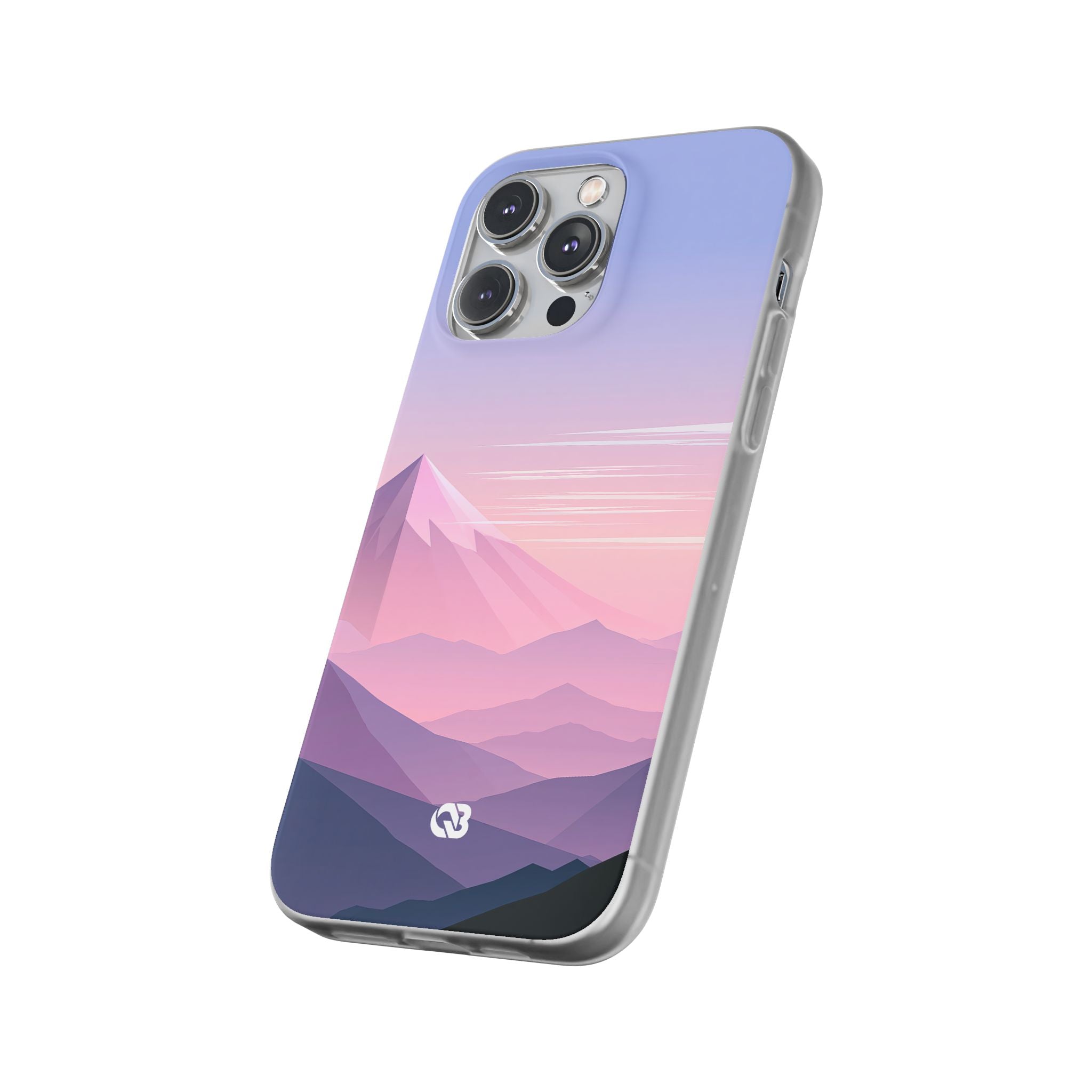 Purple Lite Phone Case for iPhone - Lavender Alpine Dawn