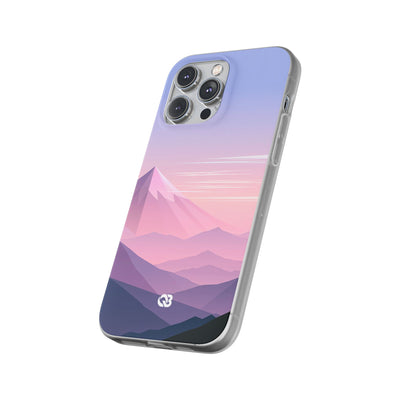 Purple Lite Phone Case for iPhone - Lavender Alpine Dawn